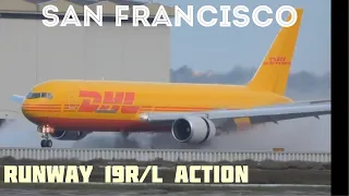 10 Minutes of Exhilarating Runway 19 Arrivals at San Francisco International Airport!