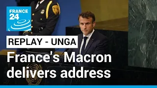 REPLAY: Russian invasion of Ukraine return to 'age of imperialism', Macron tells UN • FRANCE 24