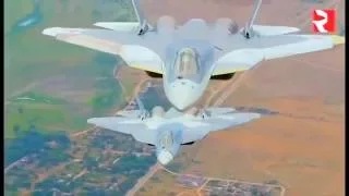 Russia MOD - T-50 Pak Fa Stealth Fighters In Flight [1080p]