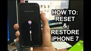 How To Reset & Restore your Apple iPhone 7 - Factory Reset