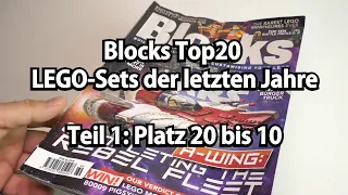 Top 20 LEGO Sets der letzten Jahre (Blocks Bestenliste Teil 1)