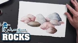 Rocks | How to Watercolor Paint | R K McGuire