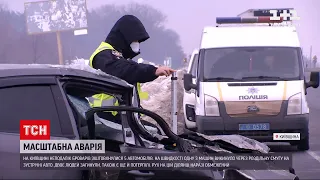 ДТП в Україні: під час аварії біля Броварів загинули двоє людей