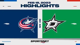 NHL Highlights | Blue Jackets vs. Stars - February 18, 2023