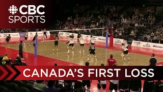 Canada suffers first loss, falls to United States at NORCECA Men’s Final 6 | CBC Sports