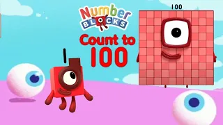 1 to 100 counting with Numbersblocks |number blocks song| learn To counting #math