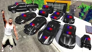 Collecting SECRET POLICE CARS in GTA 5!