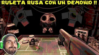 JUEGO A LA RULETA RUSA CON UN DEMONIO !! - Buckshot Roulette con Pepe el Mago