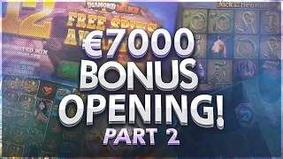 PART 2!! - €7000 Bonus Hunt