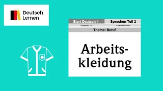 Start Deutsch 1 Goethe Zertifikat A1 Sprechen Teil 2 Thema Beruf