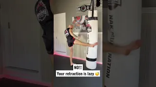 How to throw a perfect muay thai kick 🥊 #shorts