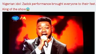 Nigerian idol: Zadok steals the show, Gerald out of the competition