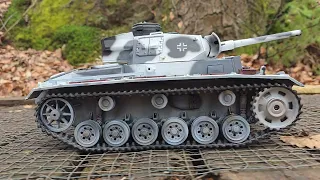 Panzerkampfwagen III & Tiger 1 henglong RC Tanks panzer 4K