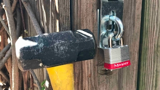 [429] Master Lock #3 Opened with a Hammer
