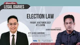 Election Law | Legal Diaries | #KalingangKatribu