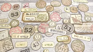 DIY Junk Journal Labels - Snippets - Bits n Bobs