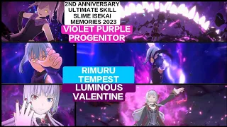 2ND ANNIVERSARY RIMURU TEMPEST LUMINOUS VALENTINE & VIOLET ULTIMATE SLIME ISEKAI MEMORIES GLOBAL