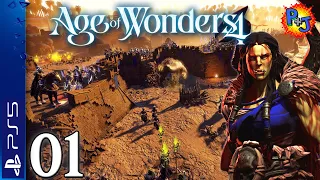 Let's Play Age of Wonders 4 PS5 Console | Barbarian Chaos Orcs Gameplay Episode 1 Valley of Wonders