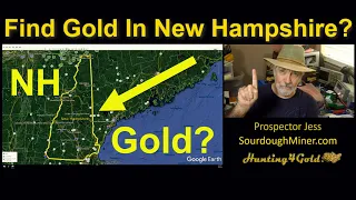 Where is Gold found in New Hampshire (Gold Location Map)