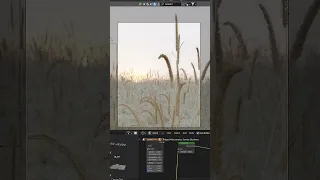 Photoreal Wheat Field Sunset in #blender #timelapse  | Just Need Some Sunshine