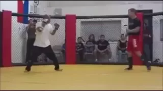 Street fighter challenges MMA fighter