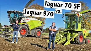 Maishäckseln mit Claas Jaguar 70 SF und Jaguar 970 | Maisernte mit Lohnunternehmen Alfons Huber KG