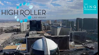 Riding The High Roller at the Linq Promenade in Las Vegas Nevada