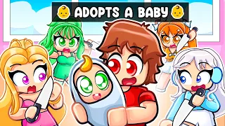 Techy Adopted A Baby In Brookhaven... (Roblox)