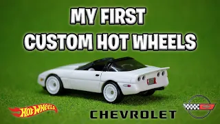 My First Custom Hot Wheels - 1984 Corvette!