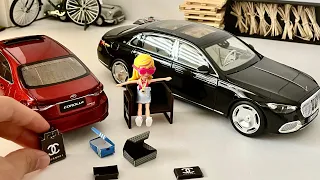 These Cars Solve All the Needs of the Rich Lady | Miniature Diecast Model Car Collection