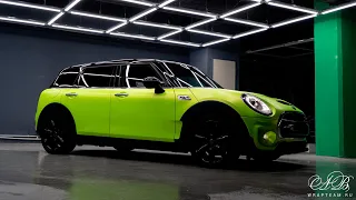 Mini Cooper Clubman - Оклейка в Matt Lizard Lime