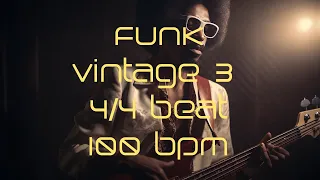 4/4 Drum Beat - 100 BPM - FUNK VINTAGE 3