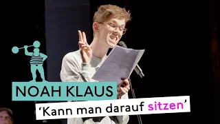 Noah Klaus - Kann man darauf sitzen | Poetry Slam TV