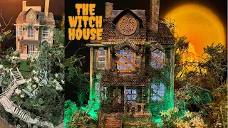 DIY Witch House Using Cardboard and Popsicle Sticks