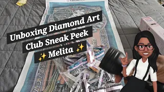 Unboxing Diamond Art Club Sneak Peek ✨️ Melita ✨️