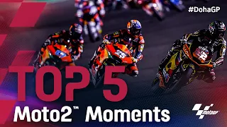 Top 5 Moto2™ Moments | 2021 #DohaGP