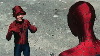 Spider - Man vs Rhino | Fandub Latino Escena final | El sorprendente hombre araña 2