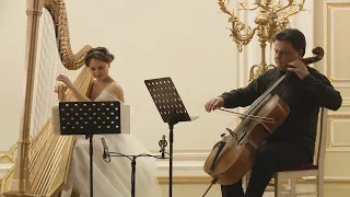 E.Kiprsky - "Rendez-vous Valse". Sofia Kiprskaya - Harp, Dmitri Eremin - cello.