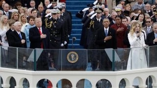 Stars and stripes: Jackie Evancho sings the National Anthem