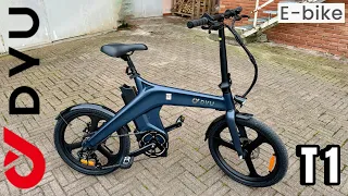 DYU T1 - The Best 20 Inch Pedal-Assist Torque Sensor Foldable Electric Bike