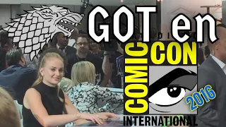 Conocí al elenco de Juego de Tronos!!!!  San Diego Comic Con 2016 #HBO #SDCC #GameOfThrones #Stark