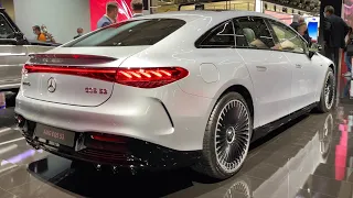 New Mercedes EQS AMG 2022 - FIRST LOOK & visual REVIEW (electric AMG)