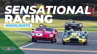 Sussex Trophy 2021 | Highlights | Goodwood Revival | Beautiful '50s sportscars in sliding battle