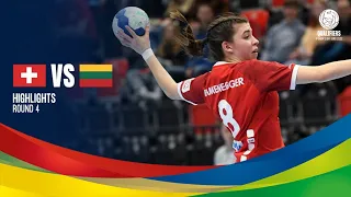 Switzerland vs Lithuania | Highlights | Women's EHF EURO 2022 Qualifiers | Round 4