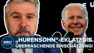 JOE BIDEN: "Hurensohn"-Eklat! „Bei seinen Anhängern kommt das sicher gut an“ I WELT Interview