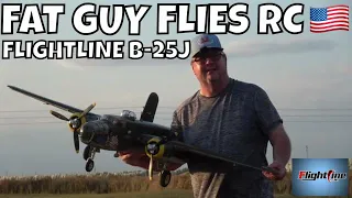 FLIGHTLINE B-25J MITCHELL TEMPTING FATE by Fat Guy Flies RC