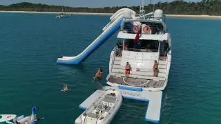 FunAir superyacht fun from above