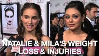 Natalie Portman & Mila Kunis in Black Swan: Weight Loss & Injuries