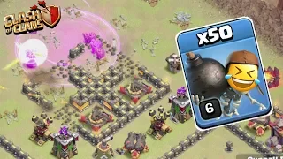 3 Star With 50 Wall Breakers? Impossible Challenge - Clash of Clans COC
