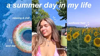 a relaxing summer day in my life 👙 pool day, self care, & adventures